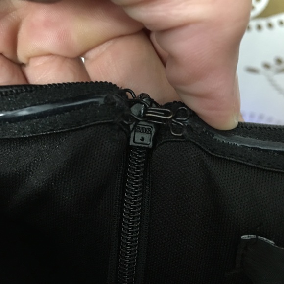 Forever21 Faux leather black strapless dress - Picture 5 of 8